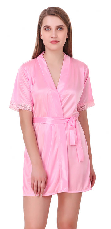 Womens's Satin Robe Lingerie